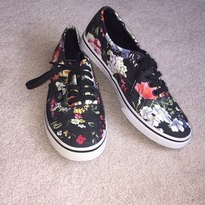 VANS Flower Print Shoe